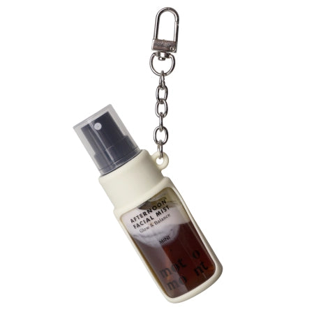motomont - Silicone Keyrings+Afternoon Facial Mist - Moisturizing and Fixing Mist Makeup Mist with Case - 20ml+1pcs - Feel You