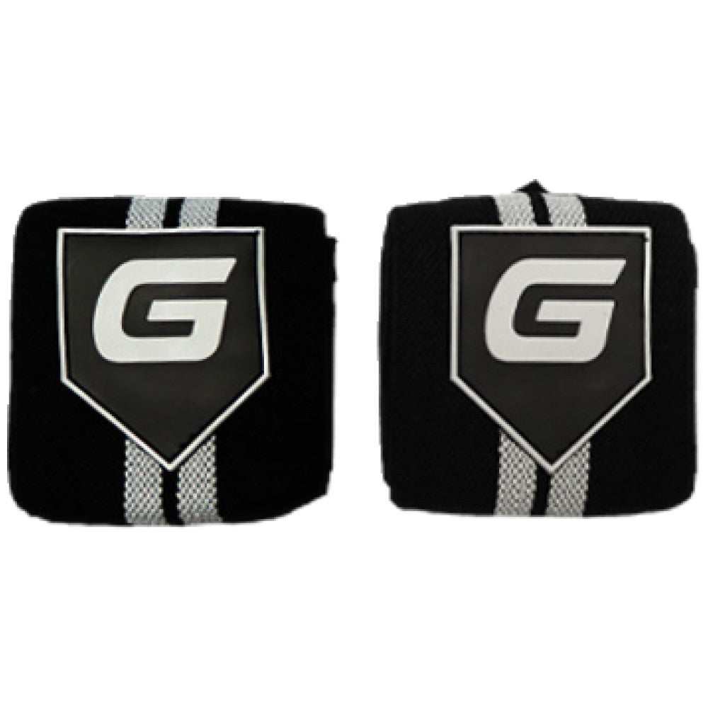 Gaspari Wrist Wraps | Тренировъчни накитници - Черно и сиво - Feel You