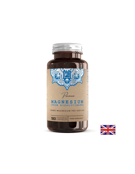 Мускулна, сърдечна и нервна система - Магнезий (бисглицинат), 250 mg х 180 капсули - Feel You