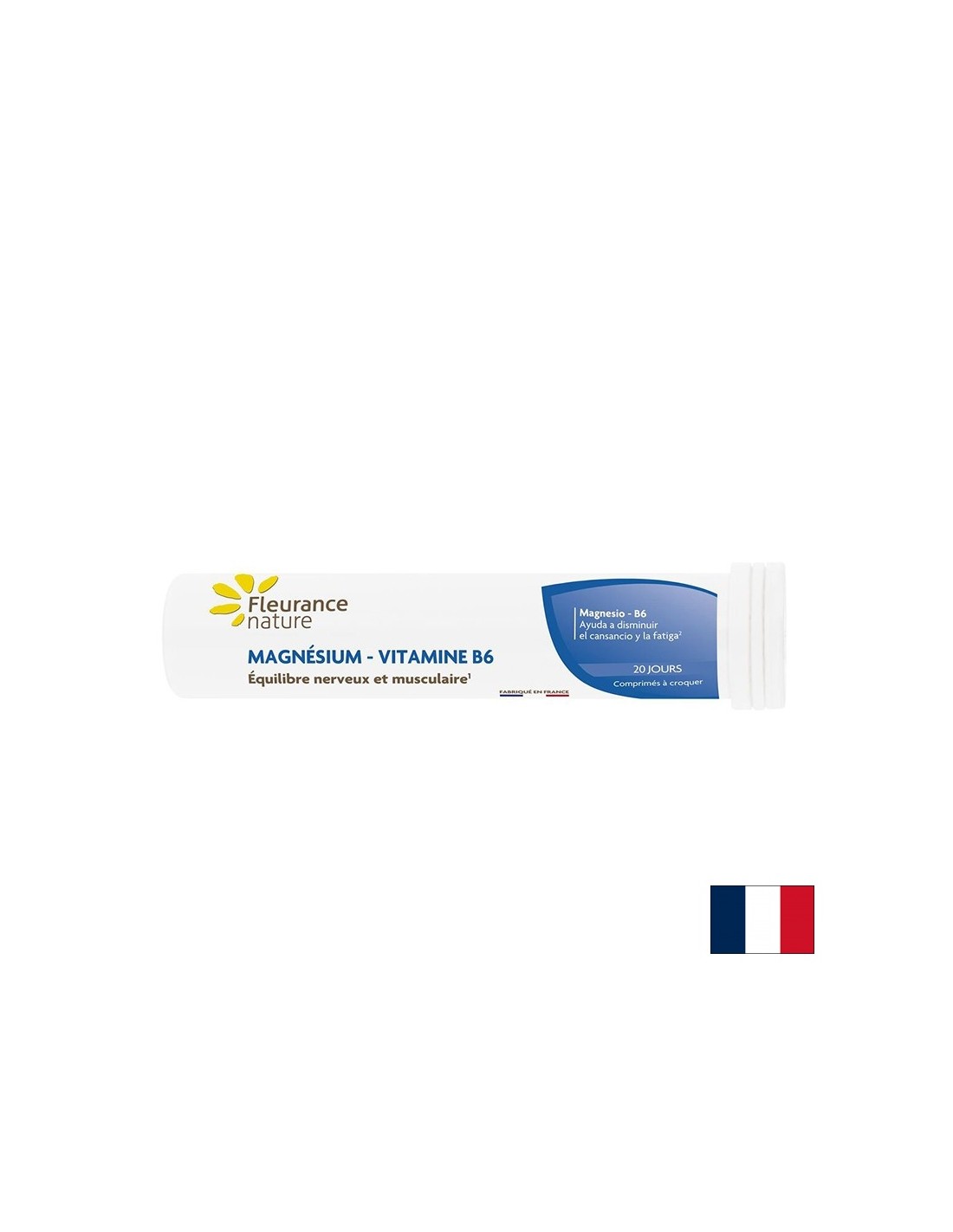 Мускулна, сърдечна и нервна система - Магнезий (карбонат) 300 mg + Витамин В6 2 mg, 20 таблетки - Feel You