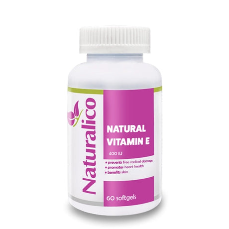 Natural Vitamin E 400 IU - 60 Гел капсули - Feel You