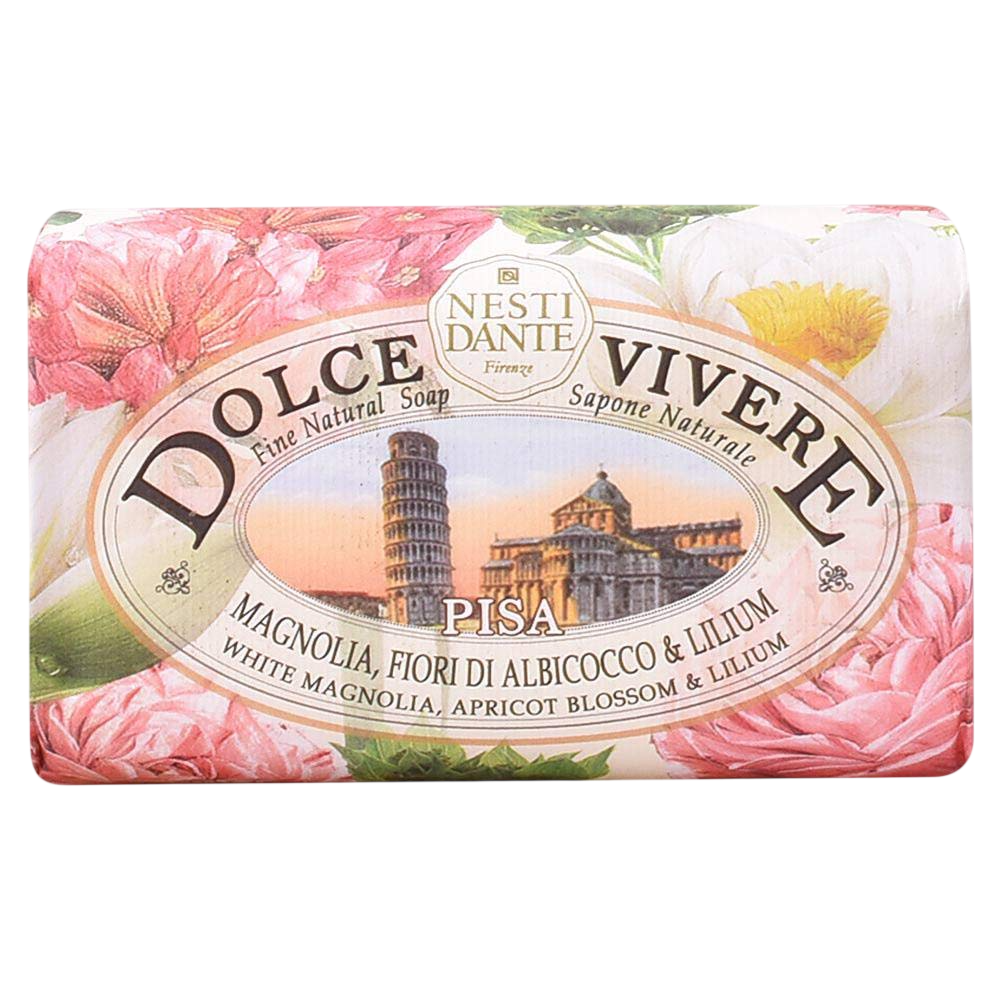 Nesti Dante, Dolce Vivere Pisa, Hydrating & Cleansing & Nourishing, Floral, Scented Soap Bar , Body, 250 g