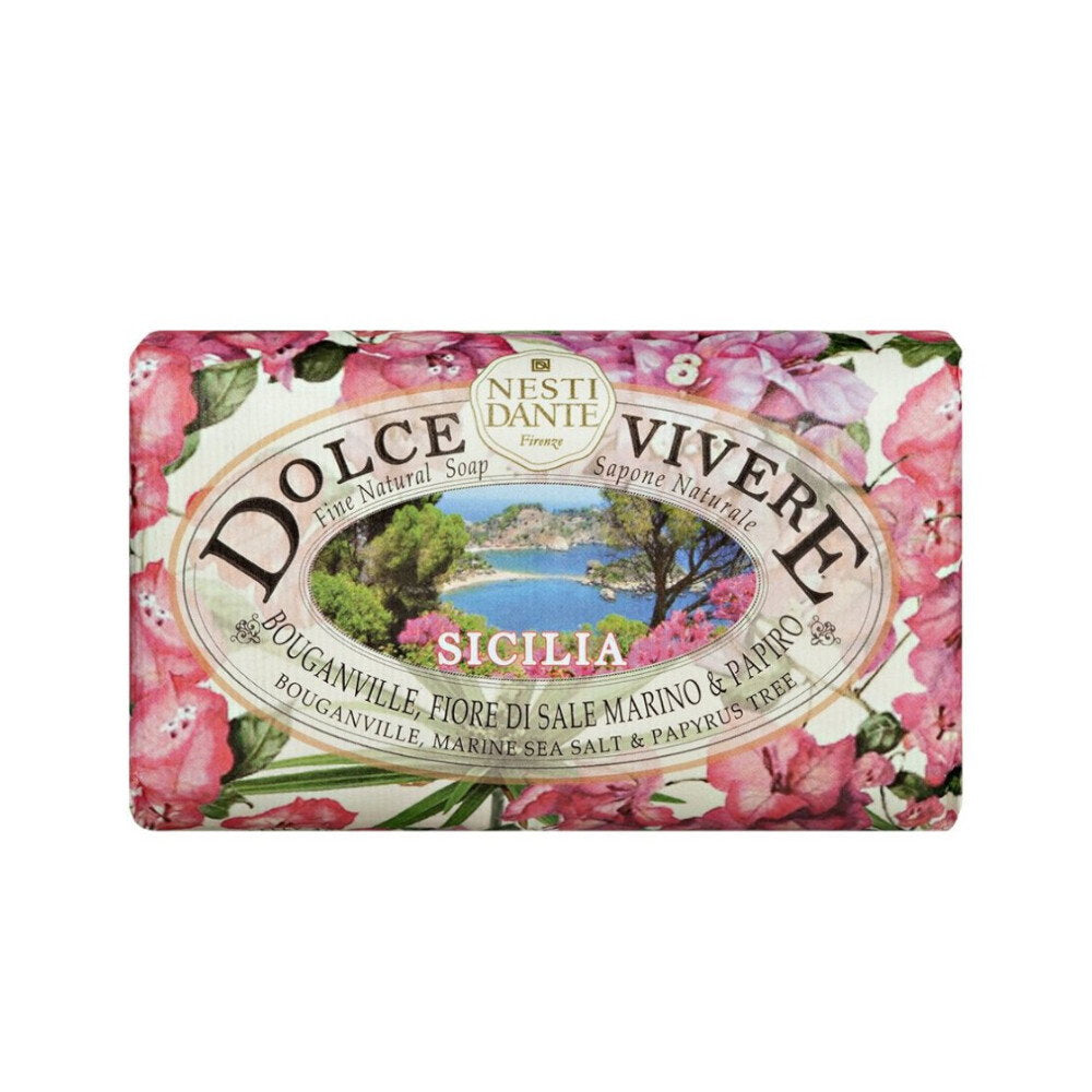 Nesti Dante, Dolce Vivere Sicilia, Pomegranate & Blackcurrant, Soothing, Soap Bar, 250 g