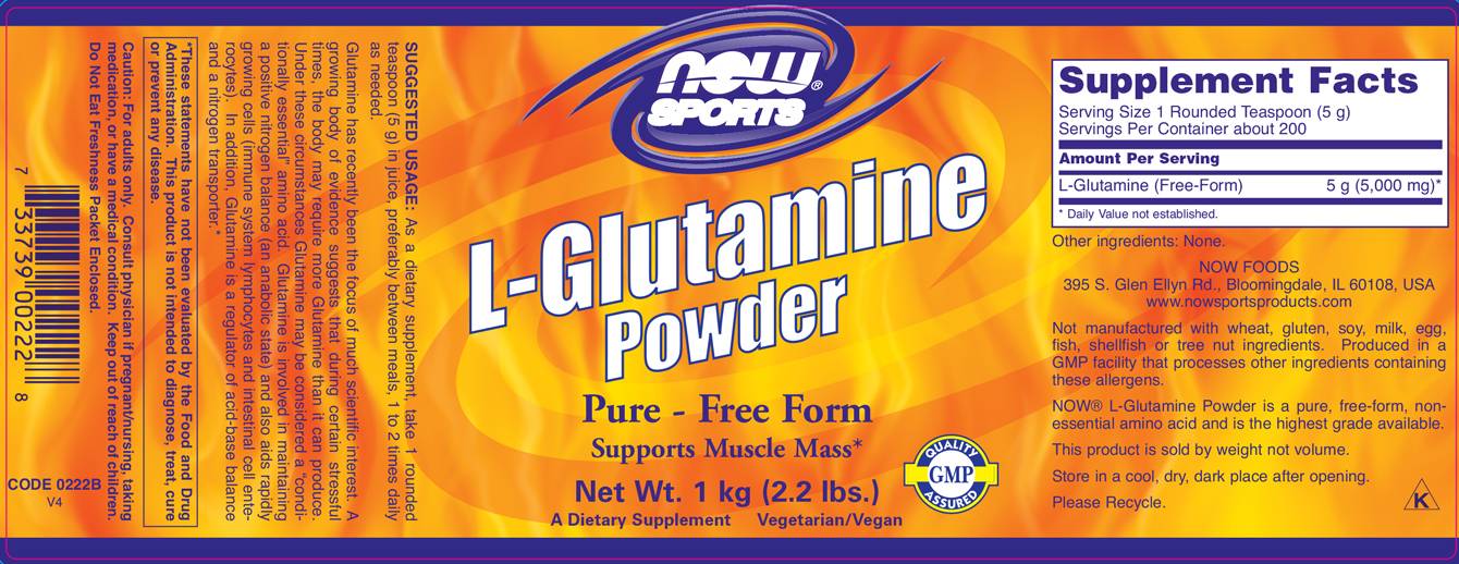L-Glutamine Powder - 1000 грама - Feel You