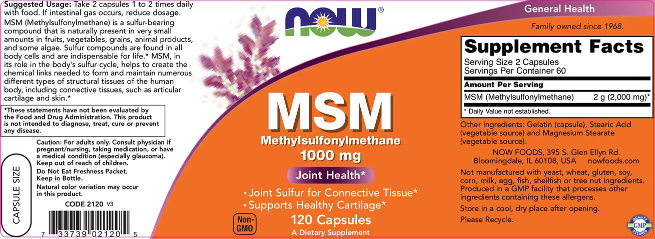 MSM 1000 mg - 240 капсули - Feel You