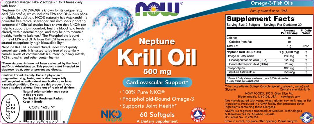 Neptune Krill Oil 500 mg - 120 Гел капсули - Feel You