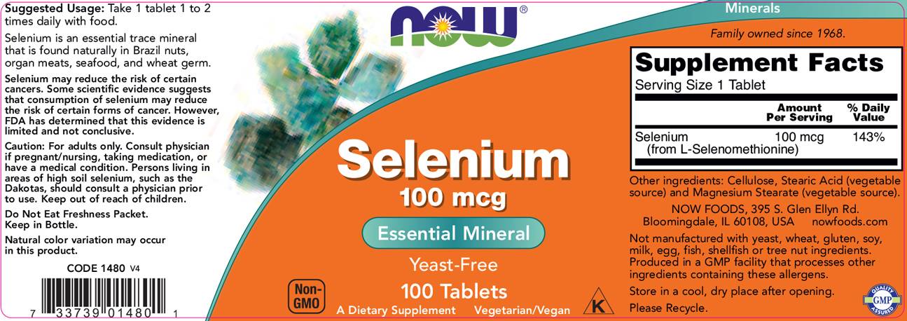 Selenium 100 mcg - 100 Таблетки - Feel You
