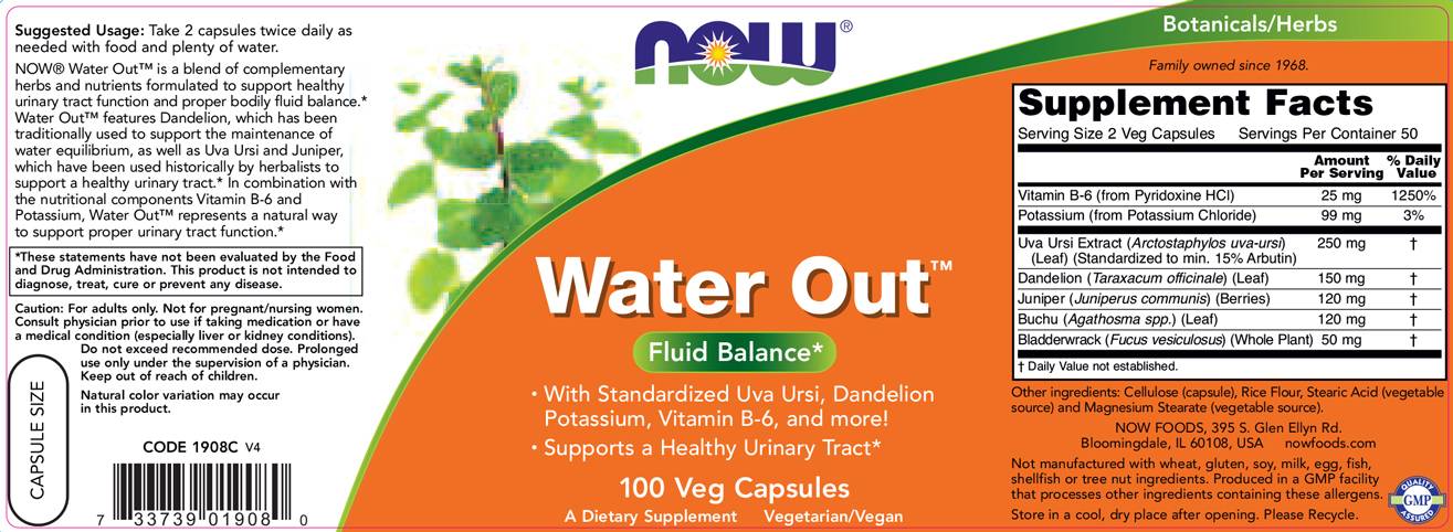 Water Out - 100 капсули - Feel You