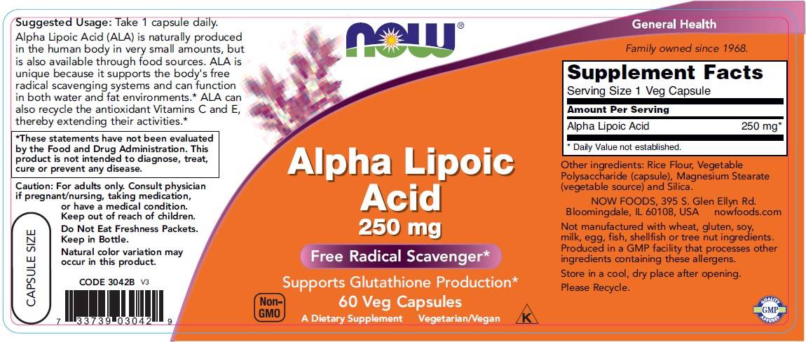 Alpha Lipoic Acid 250 mg - 60 капсули - Feel You