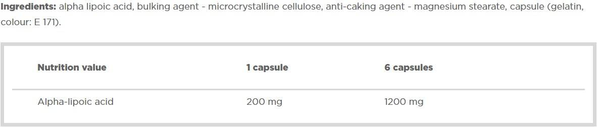 ALA 200 - 120 капсули - Feel You