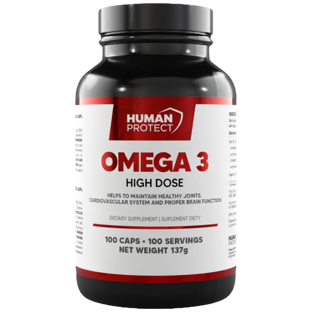 Omega 3 HIGH DOSE | with 50% EPA & 25% DHA - 100 капсули - Feel You