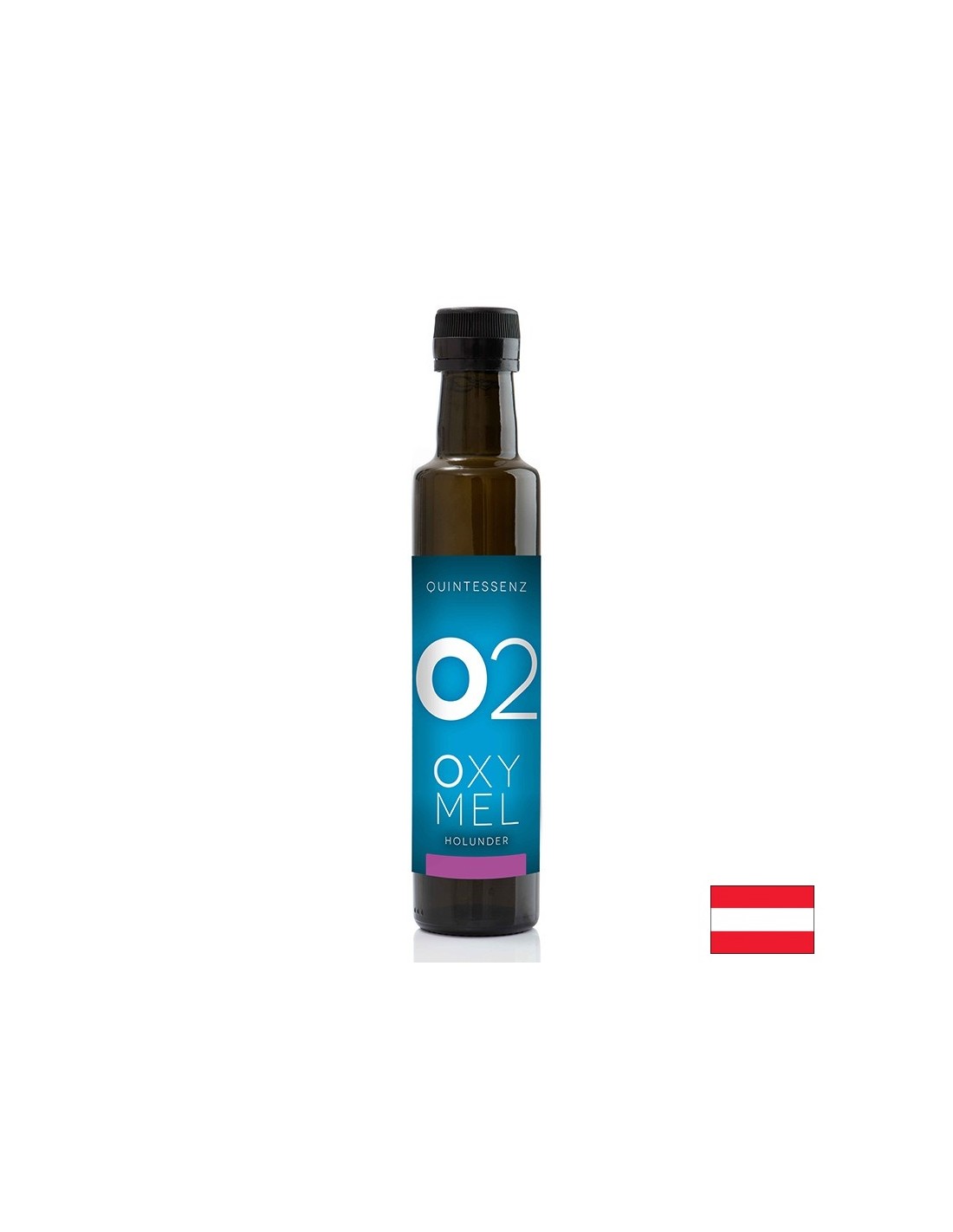 Био сок от бъз с джинджифил и куркума Oxymel O2 - За имунитета, чернодробното и стомашното здраве, 250 ml - Feel You