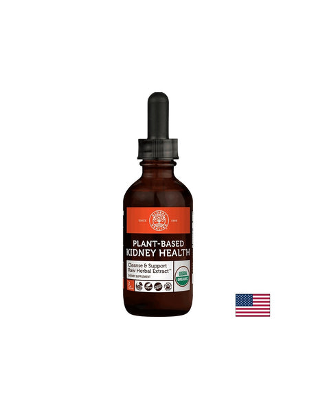 Plant-Based Kidney Health Cleanse & Support Raw Herbal Extract / Билкова смес за здрави бъбреци, 59.2 ml Global Healing - Feel You