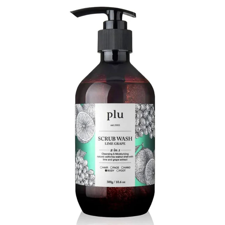 plu – Scrub Wash Lime Grape, 500ml - Feel You