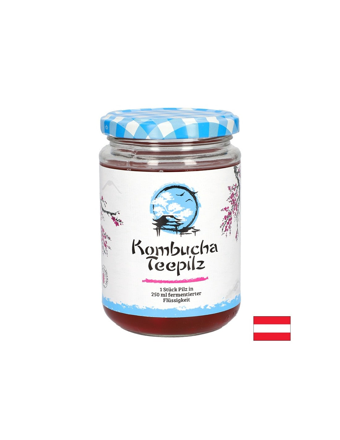 Подсилва имунитета - Комбуча Чаена гъба с ферментирал плодов чай, 200 ml - Feel You