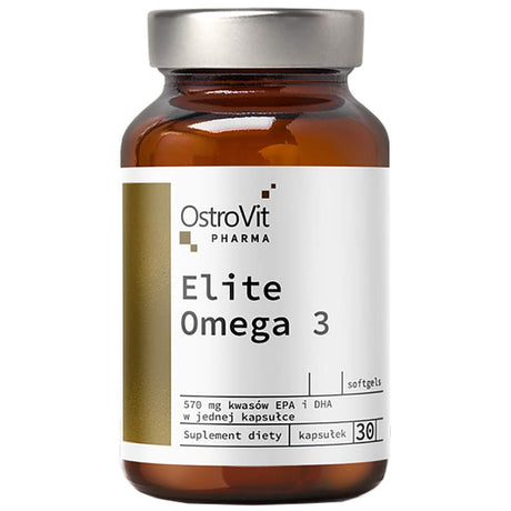 Elite Omega 3 1000 mg + Vitamin E 30 Гел капсули - Feel You