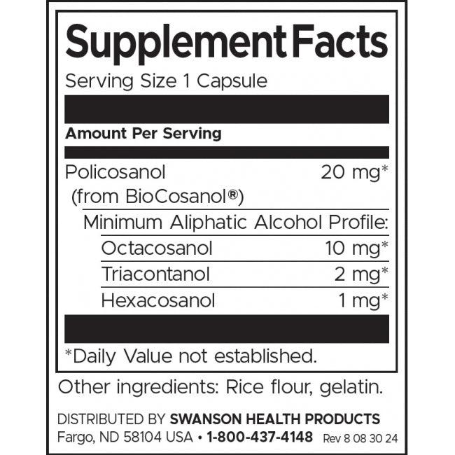 Поликозанол - 60 капсули - Feel You