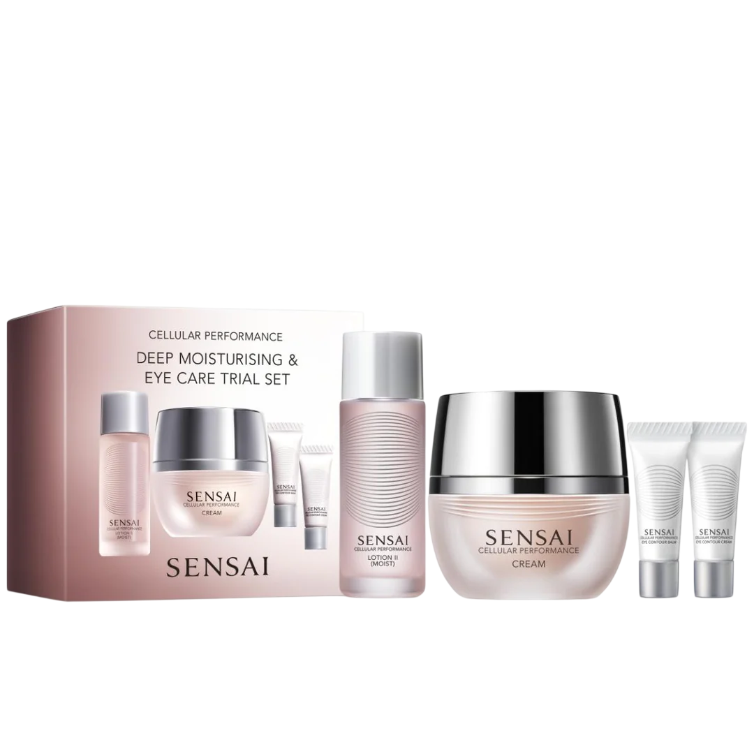 Set Sensai: Cellular Performance Lotion II, Moisturising, Lotion, For Face, 20 ml + Cellular Performance, Anti-Ageing, Day, Cream, For Face, 40 ml + Cellular Performance, Anti-Wrinkle, Day & Night, Eye Cream, 2 ml + Cellular Performance, Moisturizing, ... - Feel You