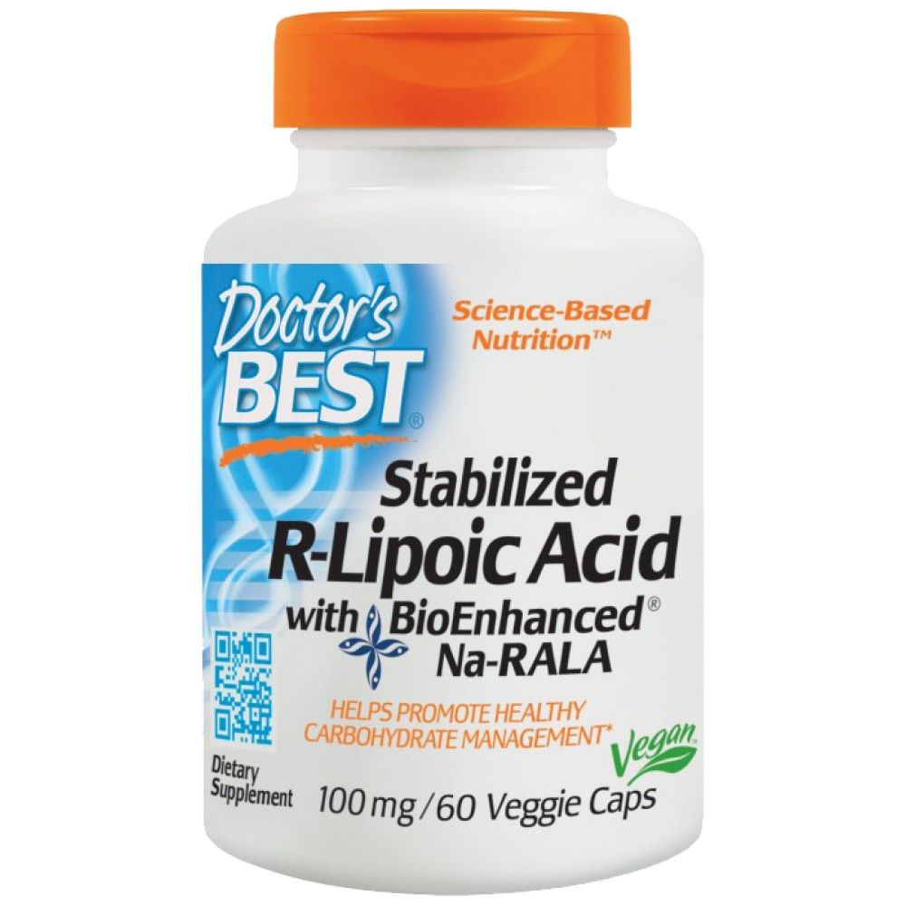 BEST R-Lipoic Acid / Stabilized NA-R-ALA 100 mg - 60 капсули - Feel You