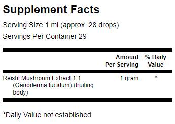 Reishi Mushroom Liquid Extract (Alcohol- & Sugar-Free) - 29.6 мл - Feel You