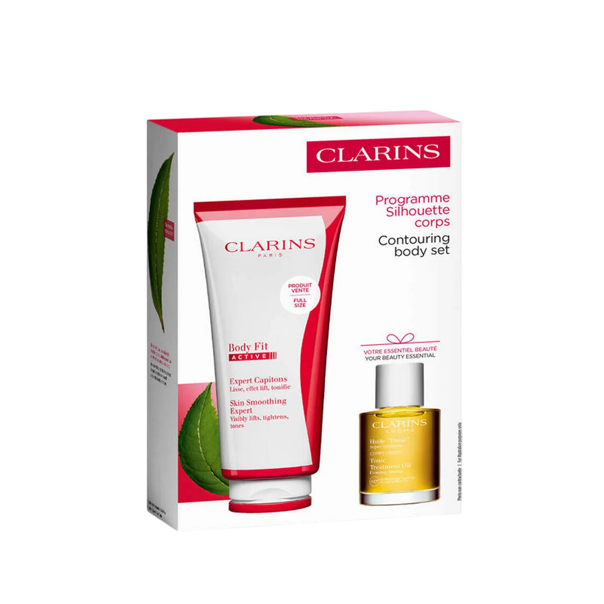 Set Clarins: Aroma, Essential Oils, Hydrating, Body Oil, 200 ml + Body Fit Activ, Firming & Lifting, Body Gel, Body, Daily, 200 ml