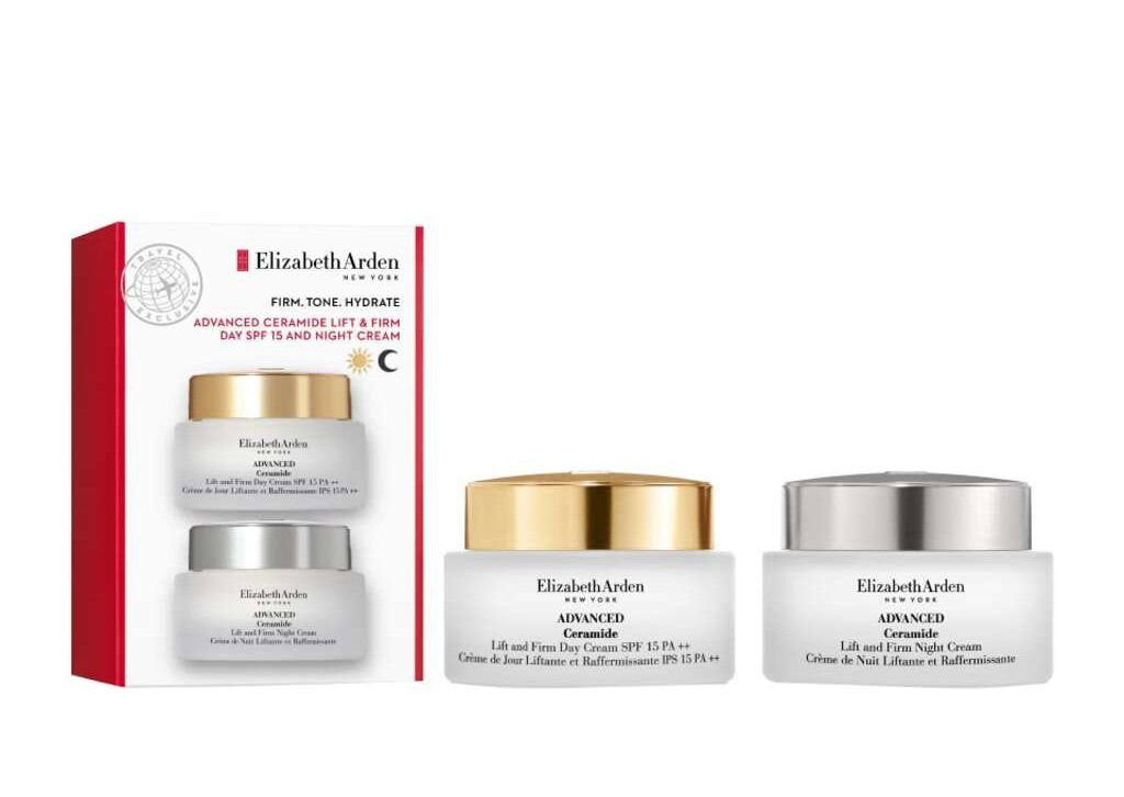 Set Elizabeth Arden: Advanced Ceramide, Lifting & Firming, Day, Cream, For Face, SPF 15, 50 ml + Advanced Ceramide, Lifting & Firming, Night, Cream, For Face, 50 ml
