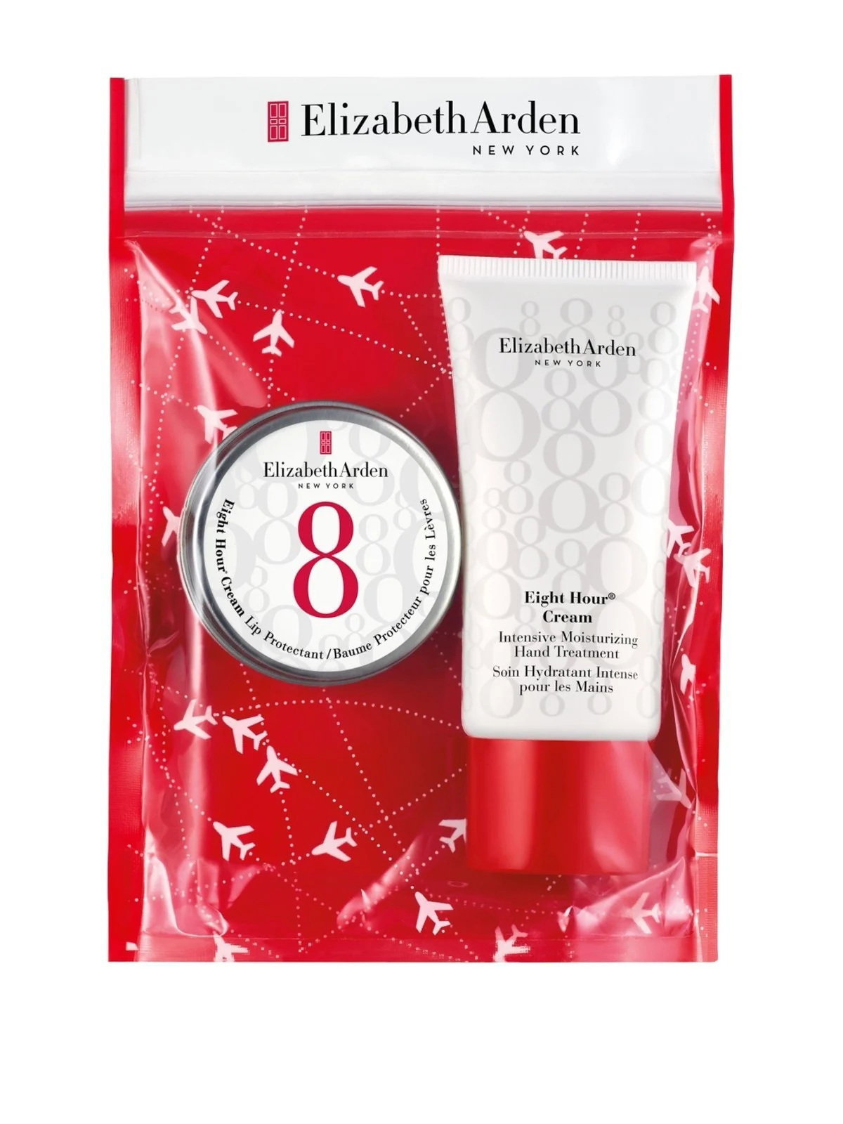 Set Elizabeth Arden: Eight Hour Cream Lip Tin, Protecting, Lip Balm, 13 ml + Eight Hour, Intense Moisture, Hand Cream, 30 ml