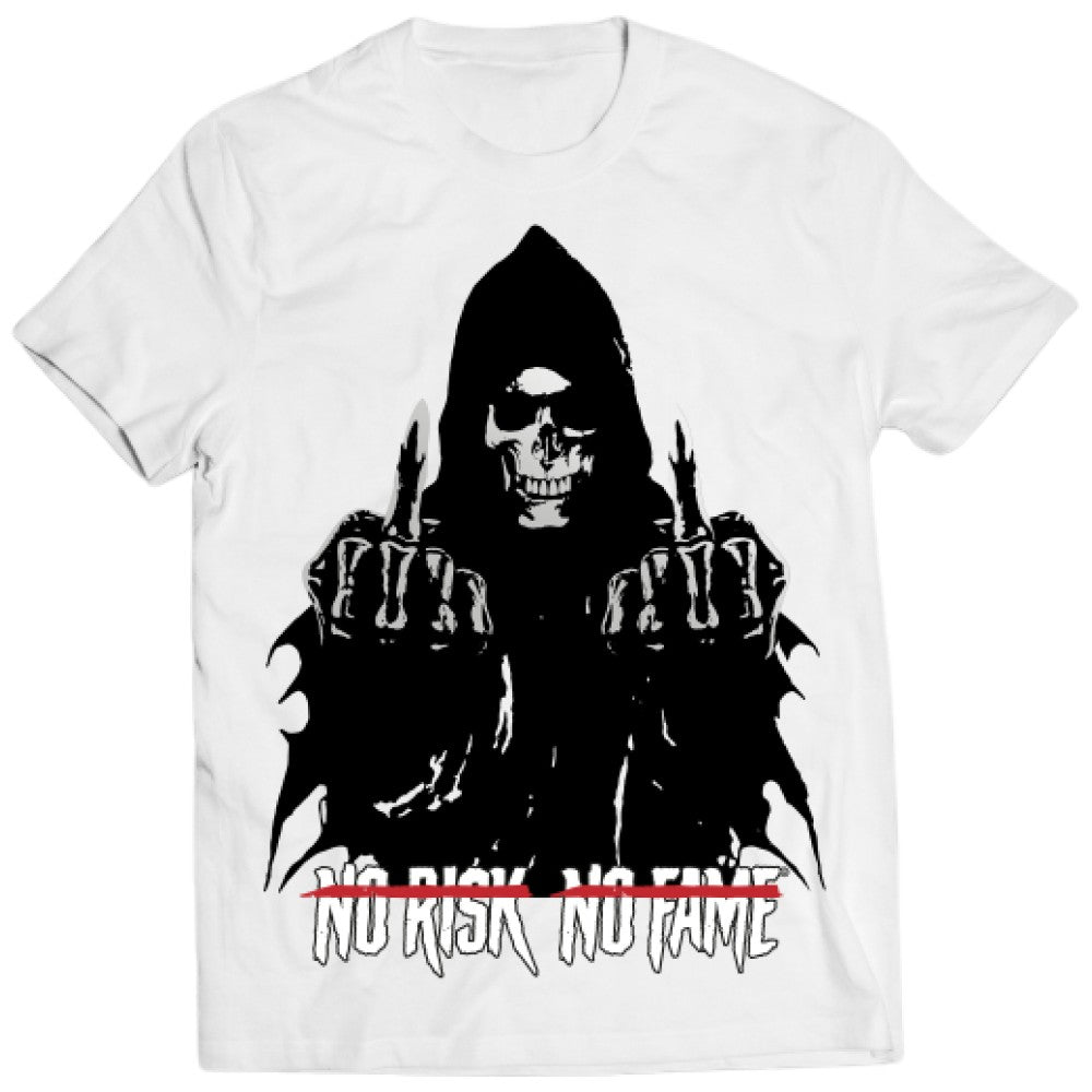 Skull Labs T-Shirt | White-Silver - Feel You