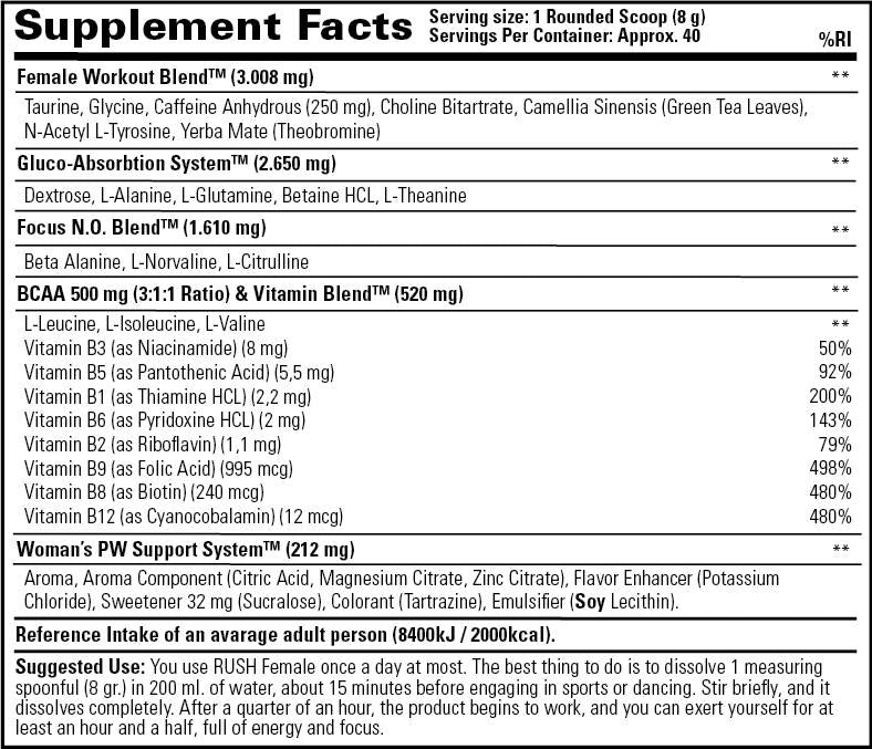 RUSH Female 320 грама - Feel You