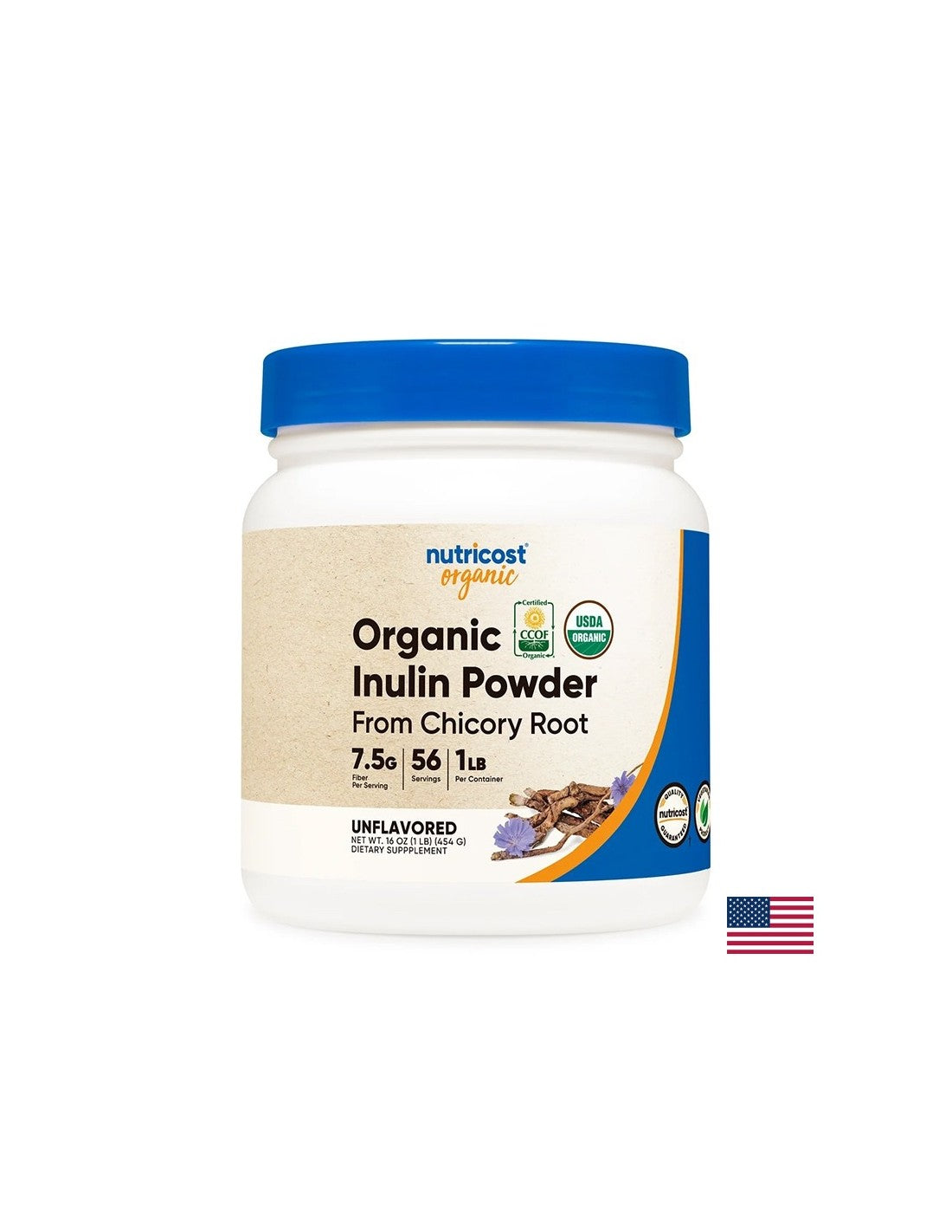 Стомашно-чревен тракт - Инулин (органик), 454 g прах - Feel You