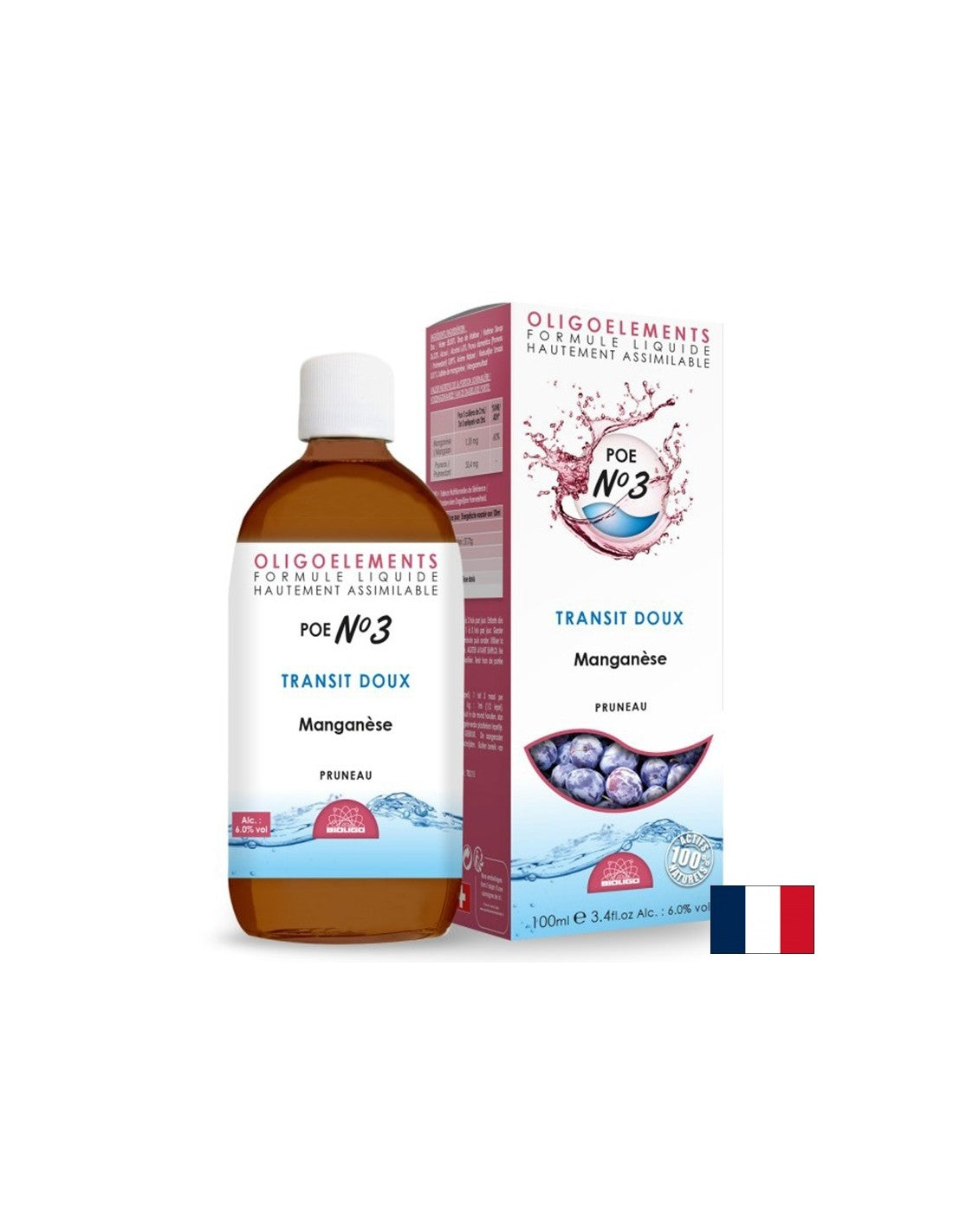 Стомашно-чревен тракт - Манган + Синя слива POE N°3, 100 ml - Feel You