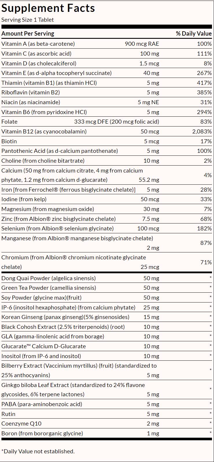 Women's Multi +Hormone Support - 90 Таблетки - Feel You