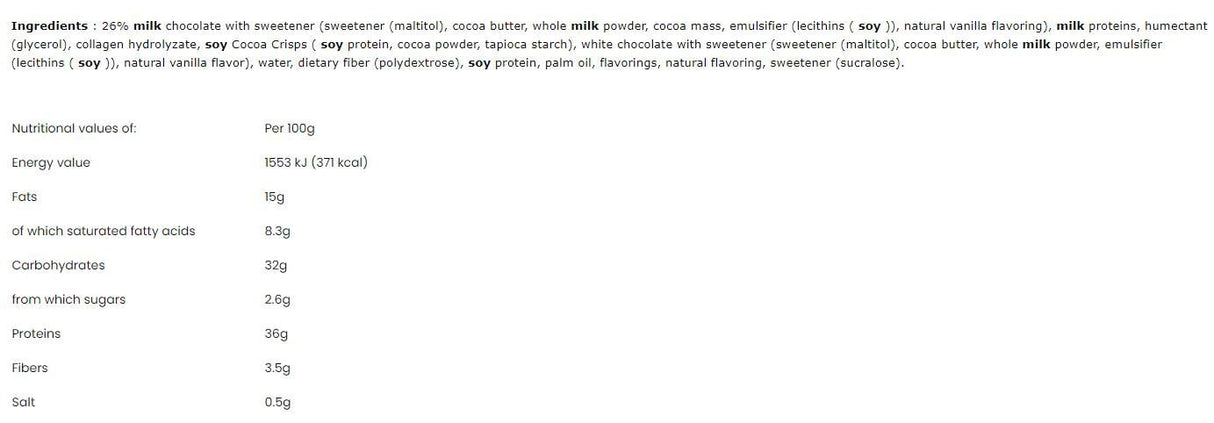 Deluxe 37% High Protein Bar - 15 x 55 грама - Feel You