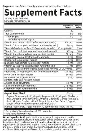 Vitamin Code / Men's Multi Gummies - 90 желирани бонбони - Feel You