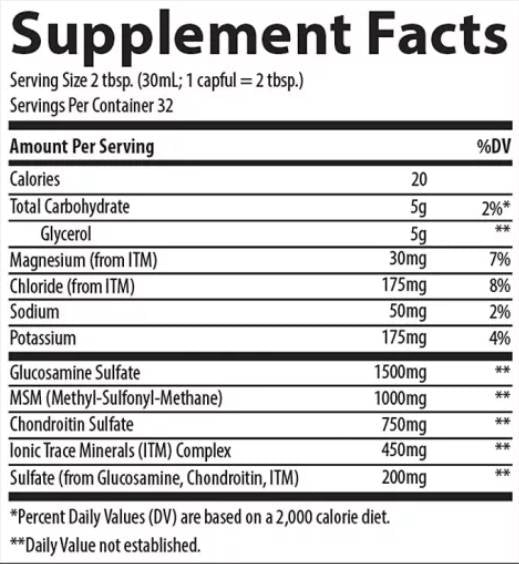 Liquid Glucosamine, Chondroitin & MSM - 473 мл - Feel You