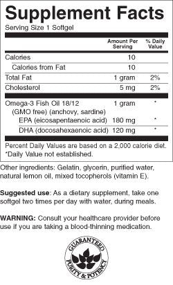 Lemon Flavor Omega 3 1000 mg - 150 Гел капсули - Feel You