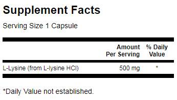 L-Lysine 500 mg - 100 капсули - Feel You