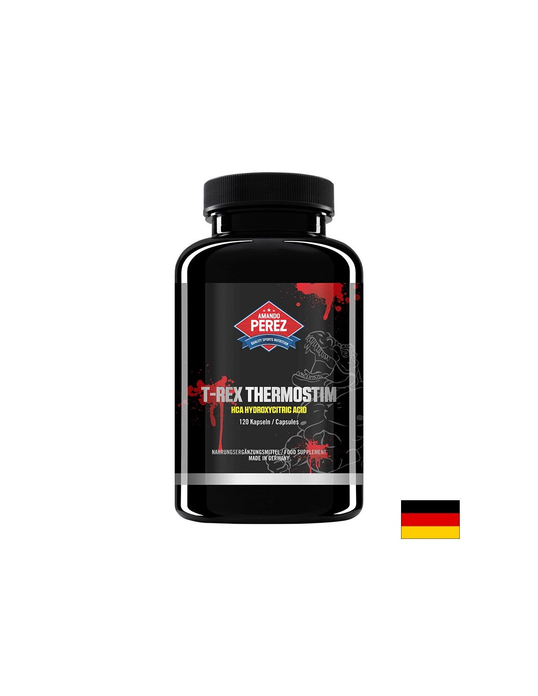 T-REX ThermoStim (HCA Hydroxycitric acid) / Натурална фет бърнър формула,120 капсули - Feel You