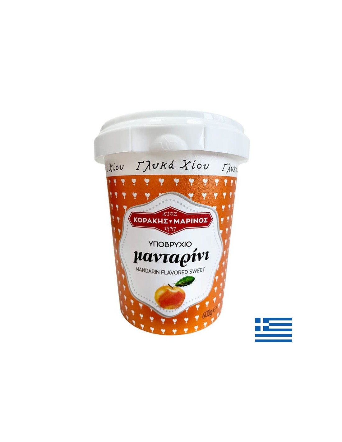 Традиционно бяло сладко от остров Хиос (с вкус на мандарина), 600 g - Feel You