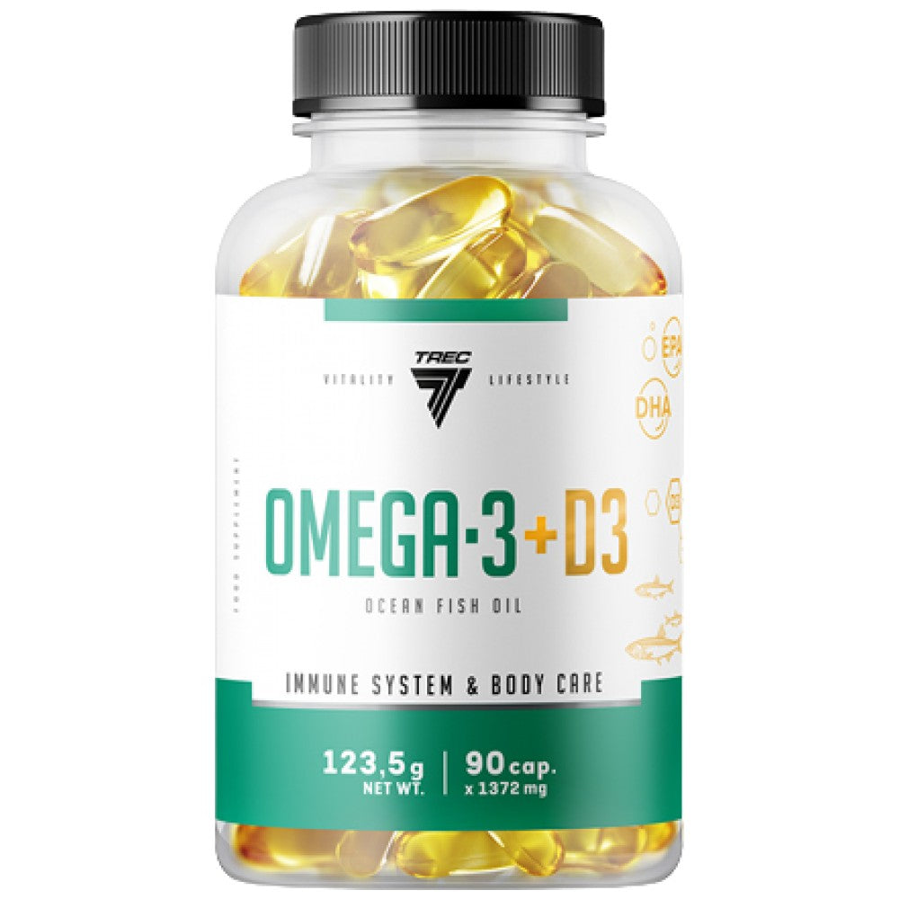 Omega-3 + D3 90 Гел капсули - Feel You