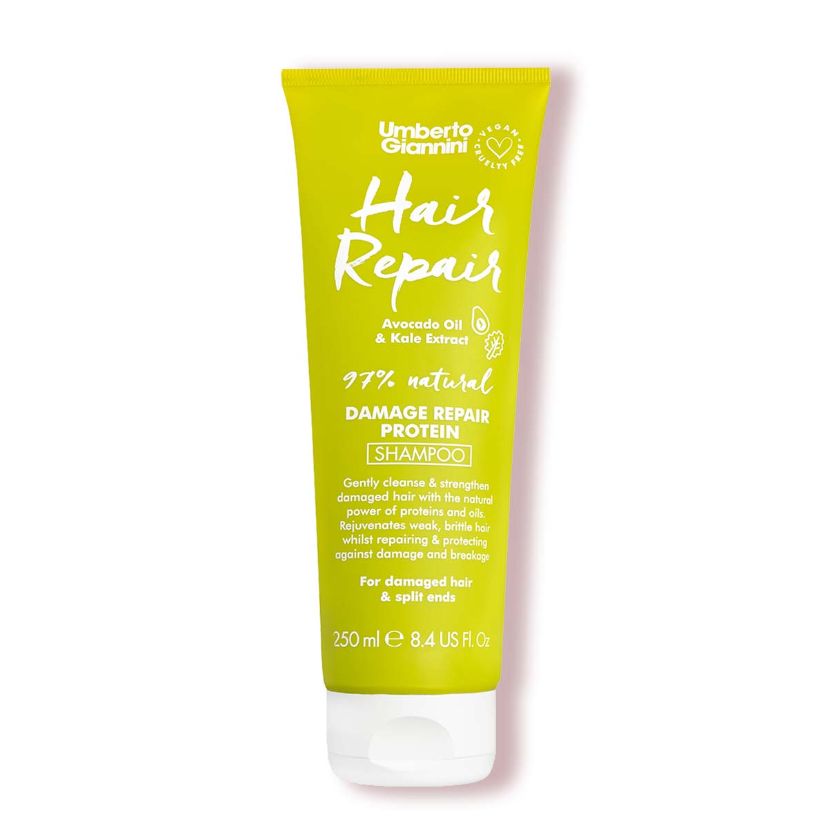 Umberto Giannini, Hair Repair, Hair Shampoo, Repairing & Strengthening, 250 ml