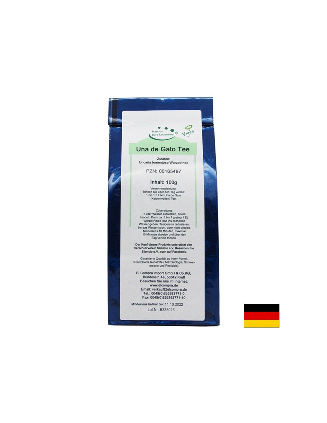 Una de Gato Tee - Котешки нокът чай, 100 g - Feel You