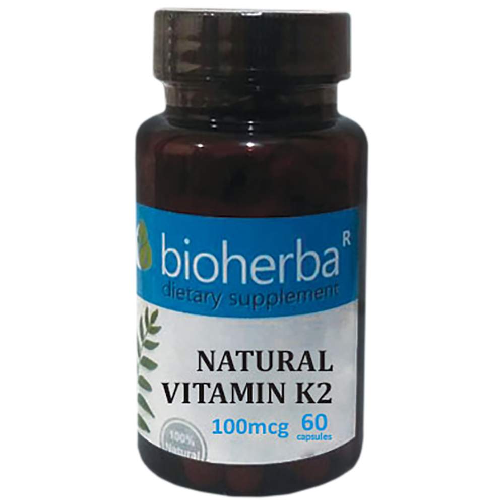 Natural Vitamin K2 100 mcg - 60 капсули - Feel You