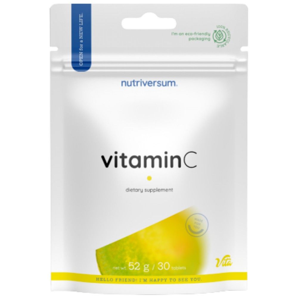 Vitamin C 1000 | with Rose Hips - 30 Таблетки - Feel You