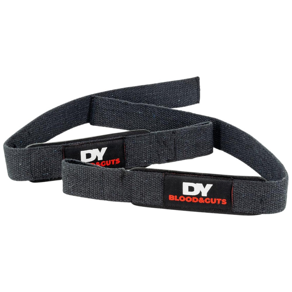DY Blood and Guts Lifting Straps | Cotton - Feel You