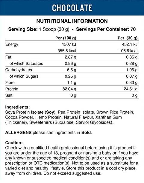 Vegan-Pro - Plant Based Protein Blend - 2100 грама - Feel You