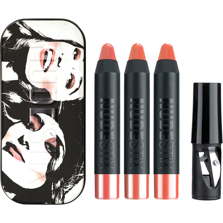 Set Nudestix: Gel Color, Cruelty Free, High Shine, Lip & Cheek Balm 2-In-1, Ally, 2.8 g + Gel Color, Cruelty Free, High Shine, Lip & Cheek Balm 2-In-1, J Mama, 2.8 g + Gel Color, Cruelty Free, High Shine, Lip & Cheek Balm 2-In-1, Tay Tay, 2.8 g - Feel You
