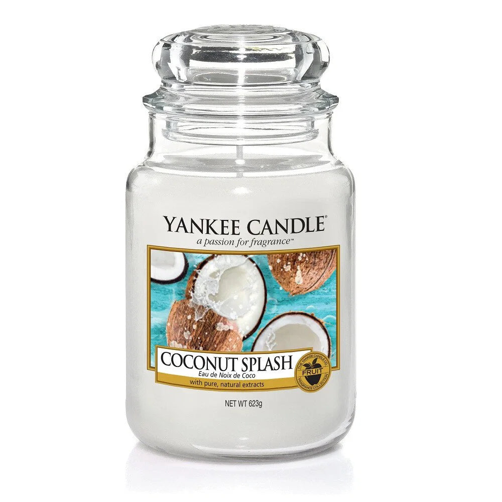 Yankee Candle, Coconut Splash, Scented Candle, 623 g