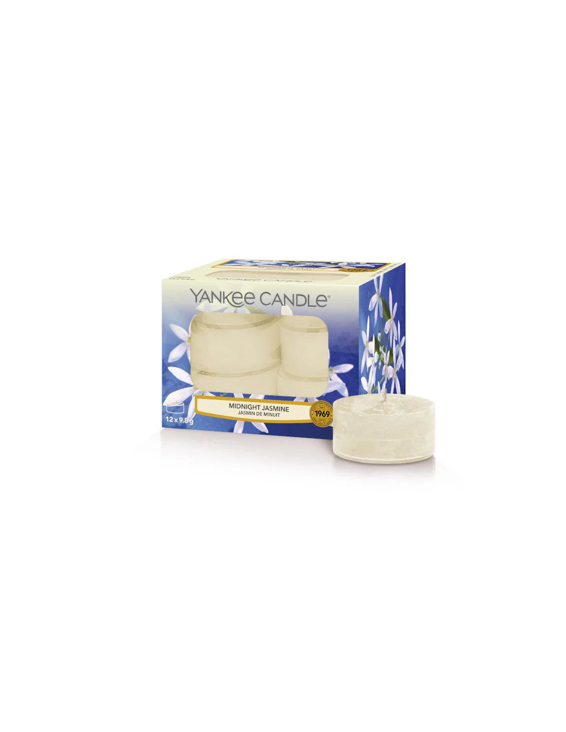 Yankee Candle, Midnight Jasmine, Tea Lights, 12 pcs, 9.8 g