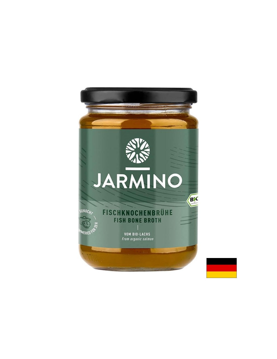 Рибен костен бульон БИО - (С подправки, зеленчуци и каменна сол), 350 ml - Feel You